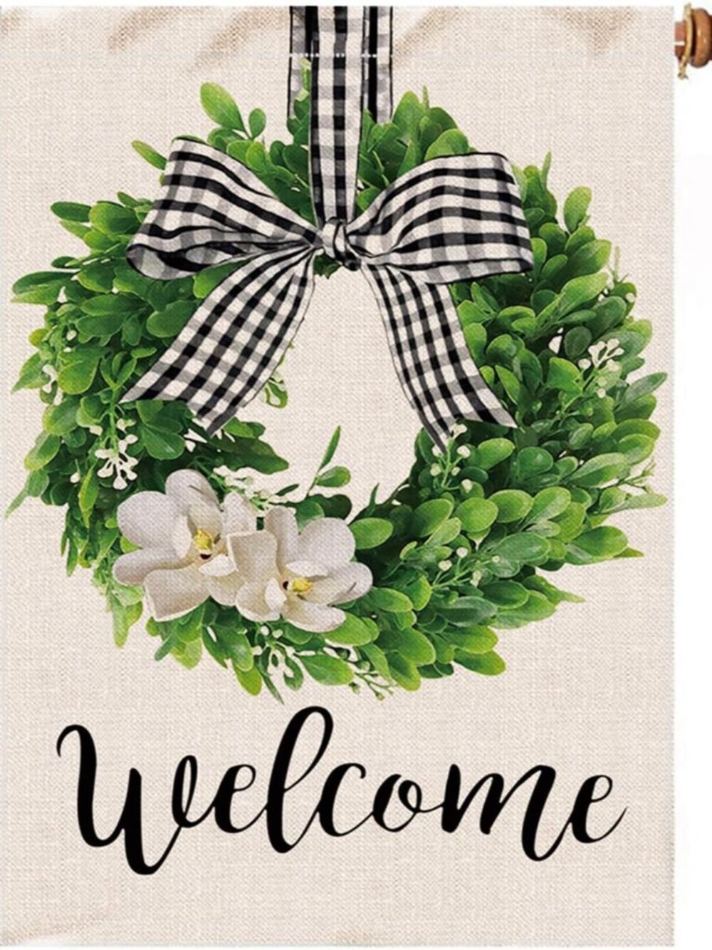 Summer Welcome Garden House Flag 28x40 Inch